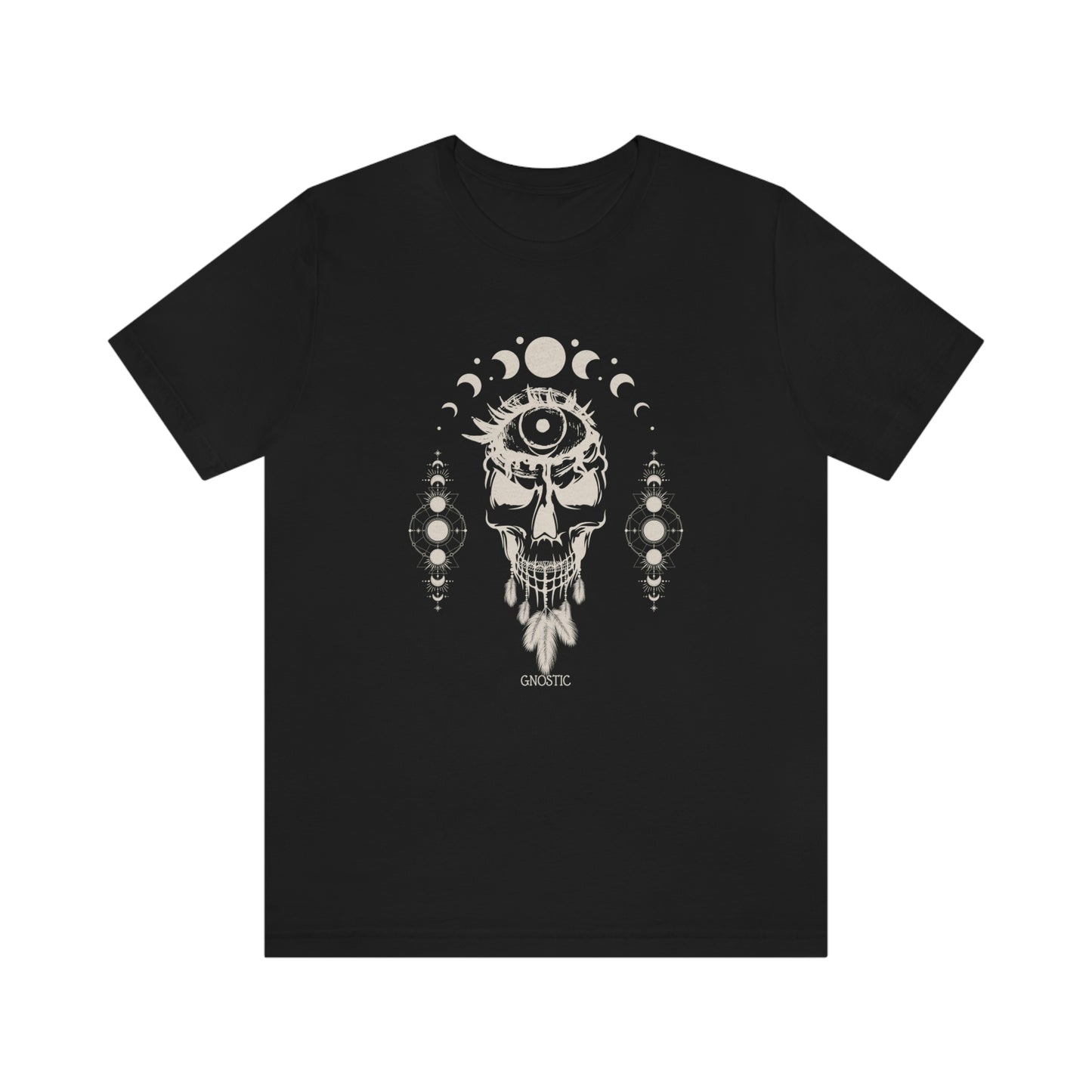 Third Eye Skull Moons of Man Gnostic T Shirt