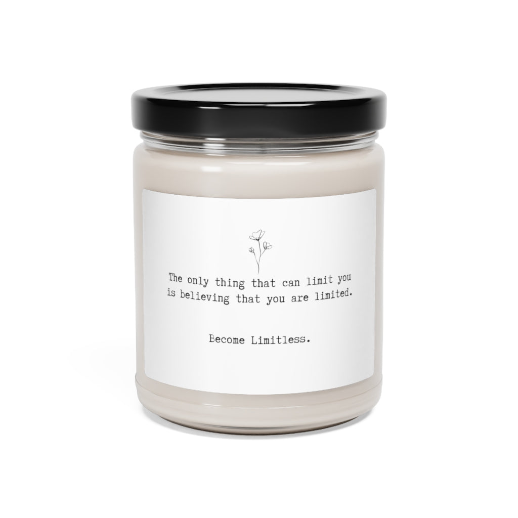 Z Become Limitless Candles Scented Soy Candle, 9oz Candle Gifts, Stocking Stuffer Gifts