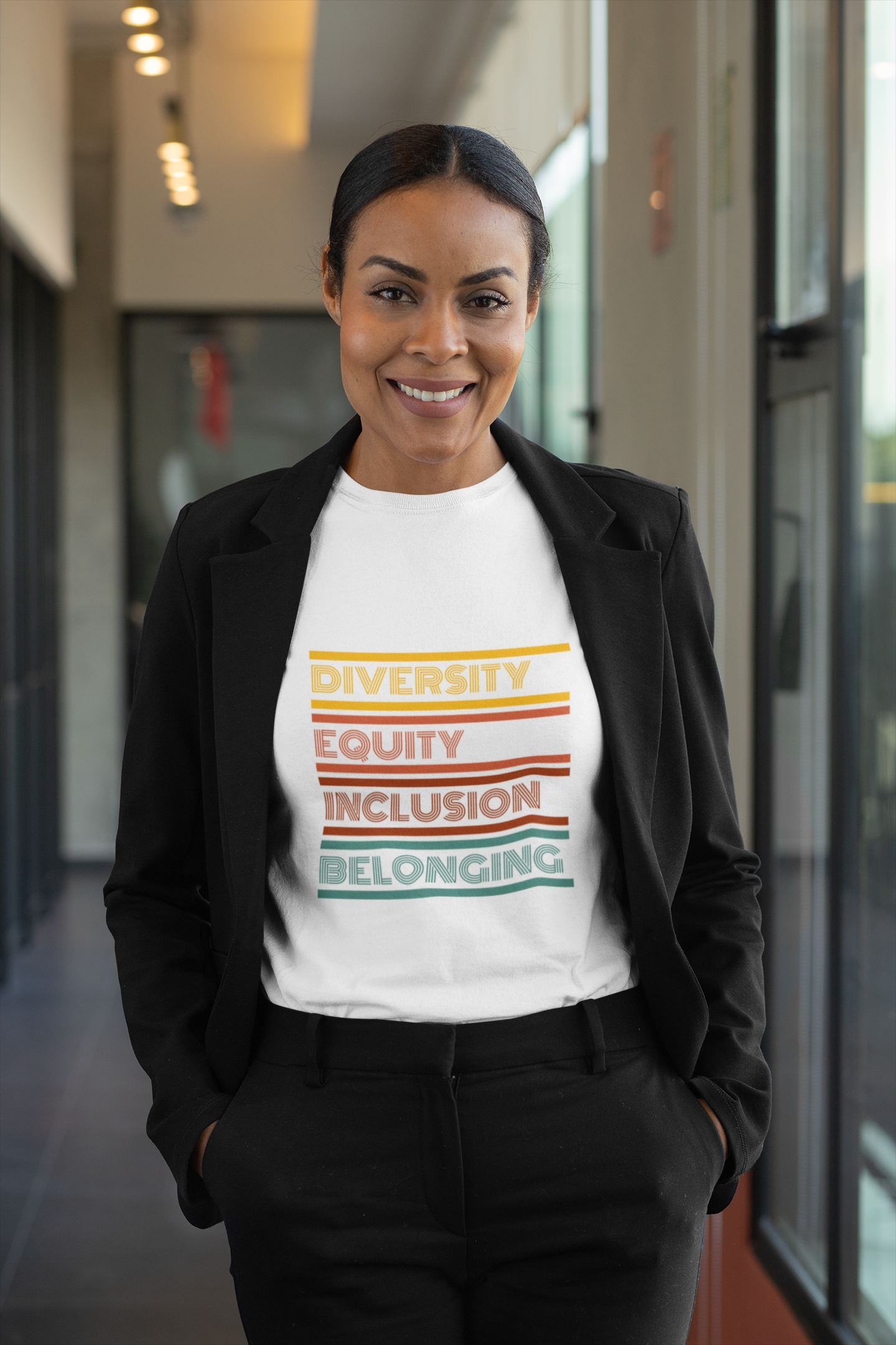 DEIB Diversity Equity Inclusion Belonging T Shirt | Unisex Jersey Short Sleeve Tee